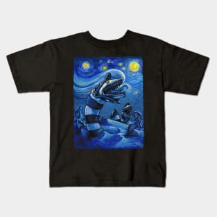 Starry Saturn Kids T-Shirt
